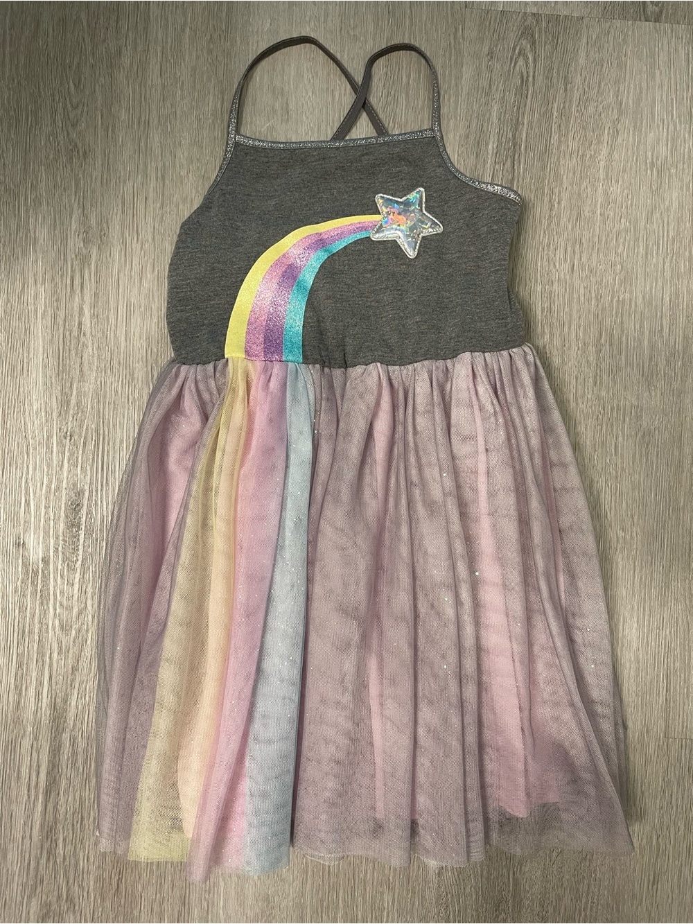 Zunie Girls Rainbow Dress Sz 6